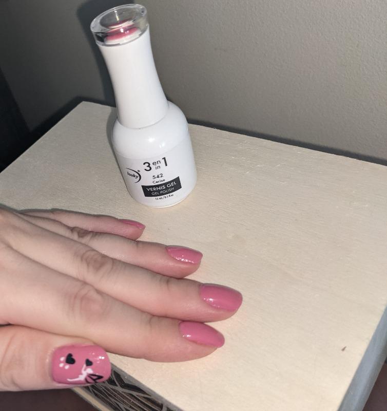 Vernis Gel 3 en 1 #542 Cerise (Collection Limonade) - Customer Photo From Judith L.