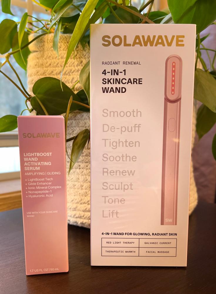 4-in-1 Red Light Therapy Wand & Activating Serum Kit - Customer Photo From Jill S.