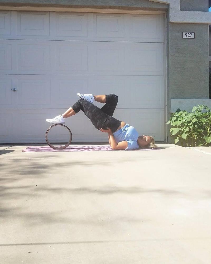 Yoga Wheel 12-inch Cork - Customer Photo From MaryAnne