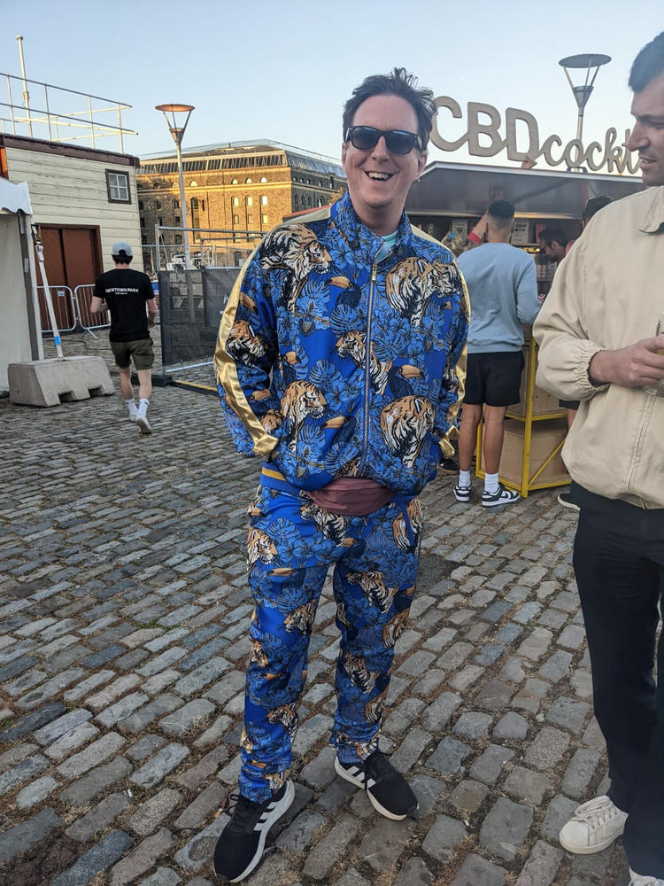 Royal Floral Tiger Track Suit - Customer Photo From Phil Damerell