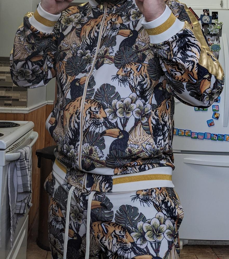 Royal Floral Tiger Track Suit - Customer Photo From Jordin Hiemstra