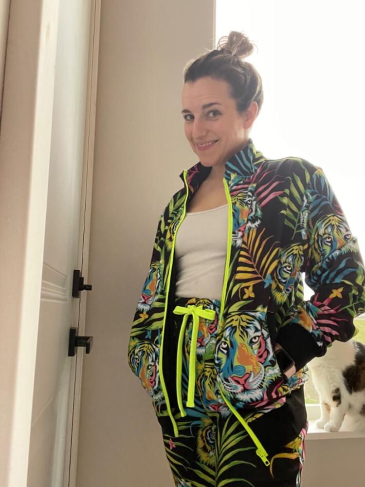 Bright Floral Tracksuit - Customer Photo From Meagan Spitler