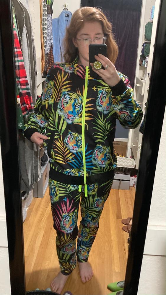 Bright Floral Tracksuit - Customer Photo From Gael