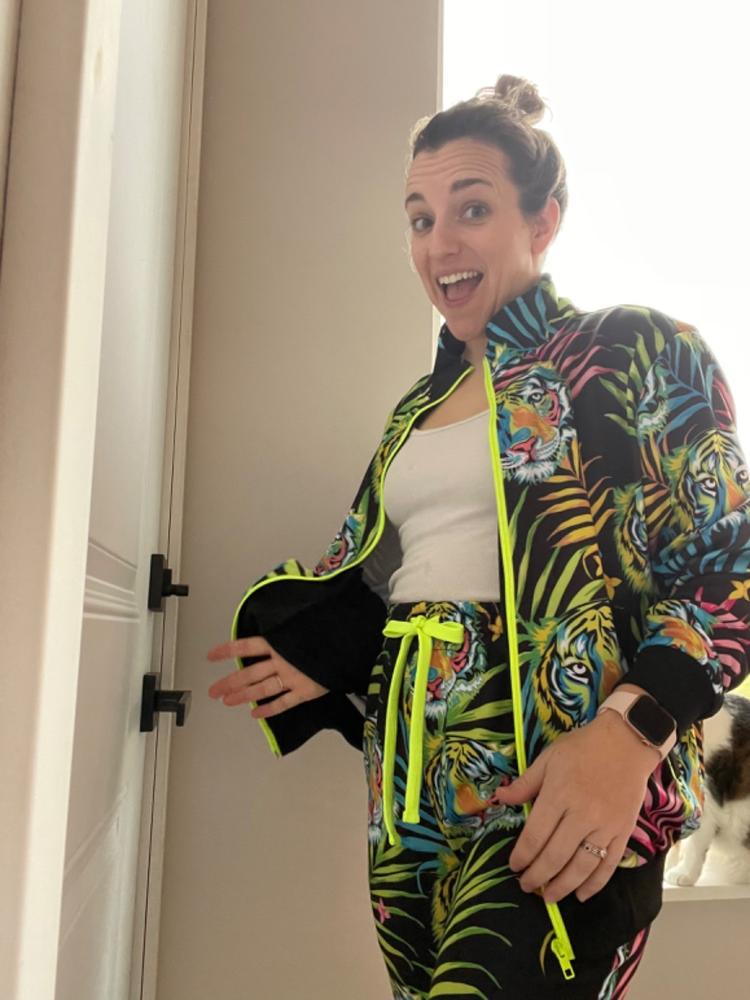 Bright Floral Tracksuit - Customer Photo From Meagan Spitler