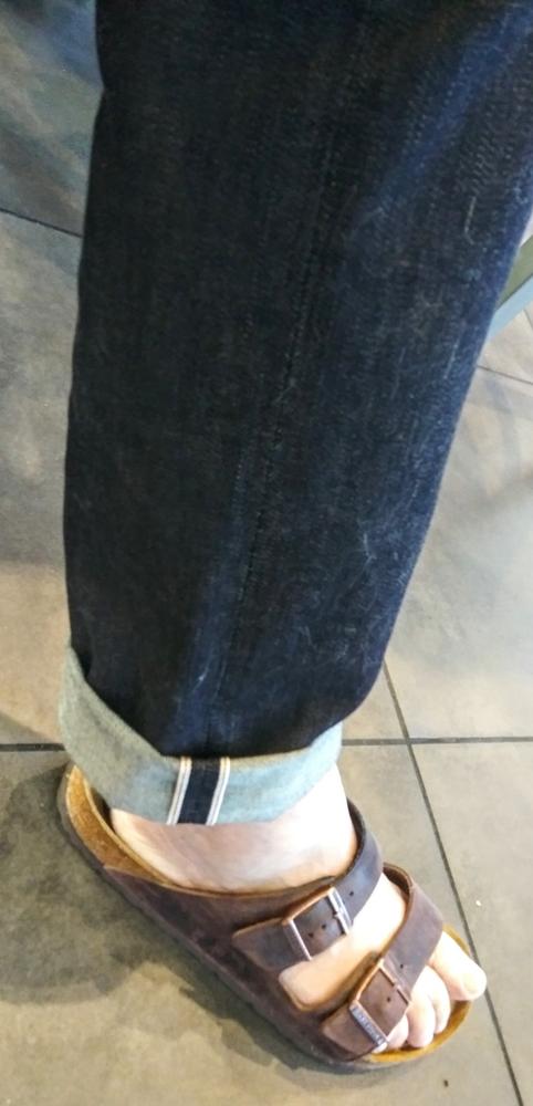 mens straight leg selvedge jeans