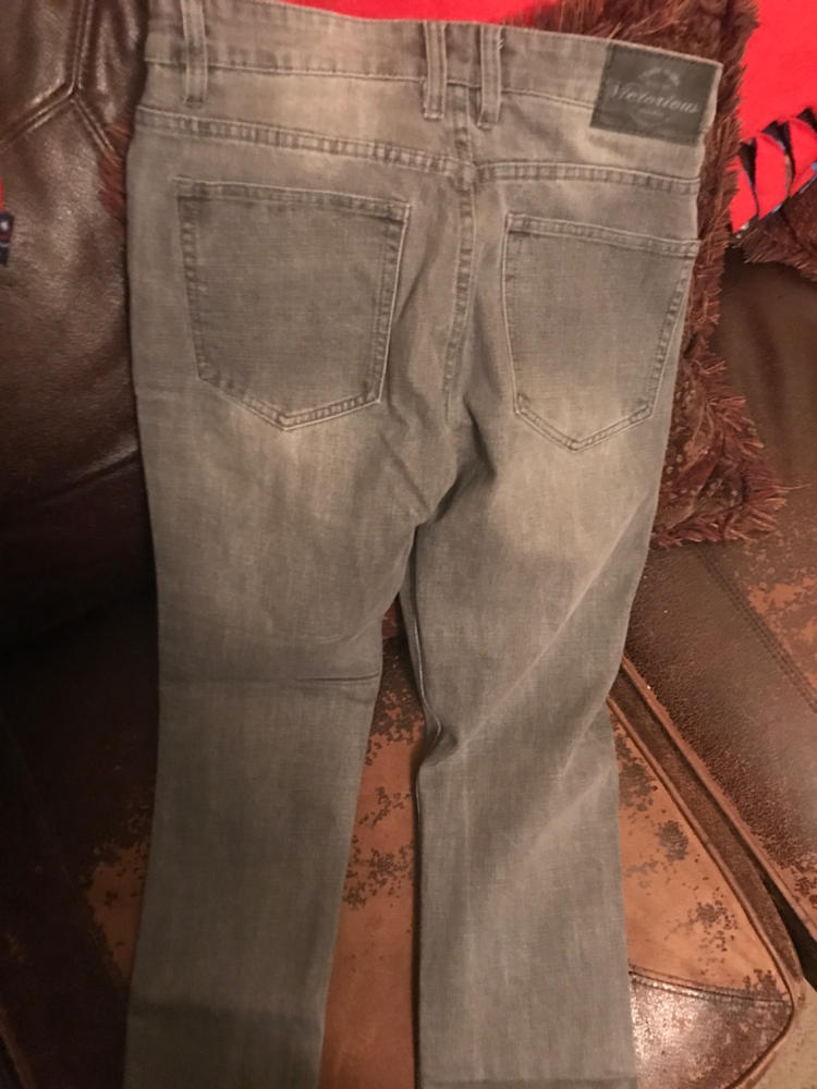 Premium Denim Skinny Fit Jeans DL1004 (Ash Grey) - B1D - Customer Photo From John Humphrey