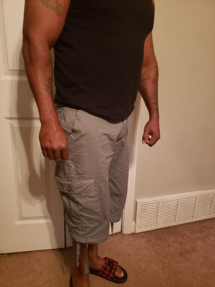 Solid Color Ripstop Belted Cargo Shorts - Customer Photo From Timothy Edwards