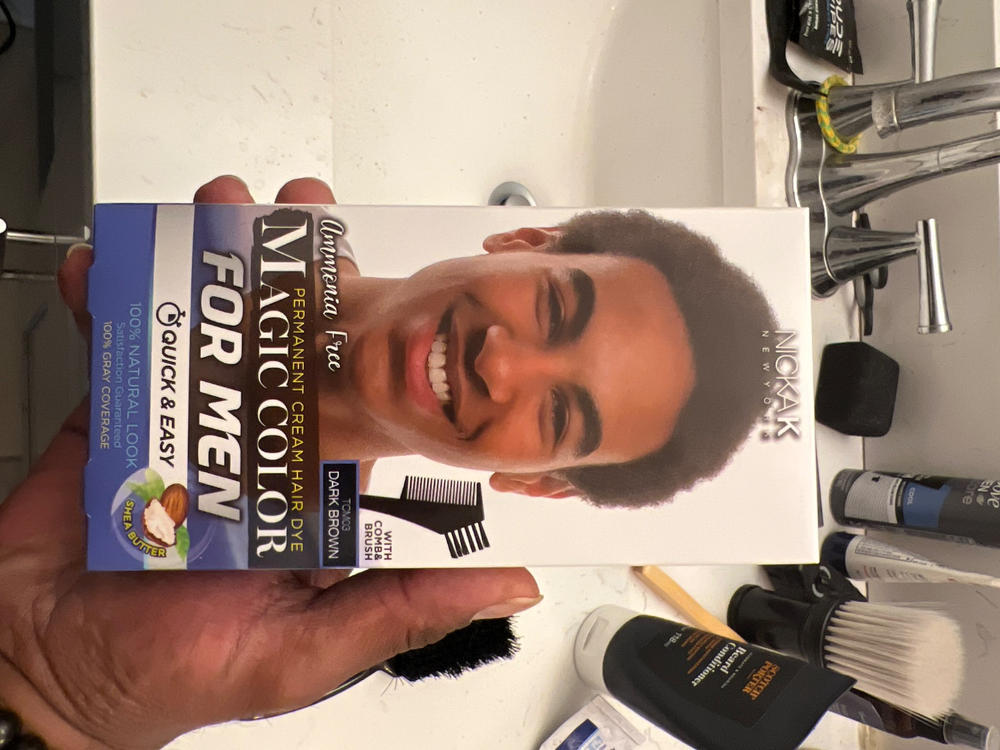 Magic Color For Men Permanent Cream Hair Dye Magic Color For Men Permanent Cream Hair Dye