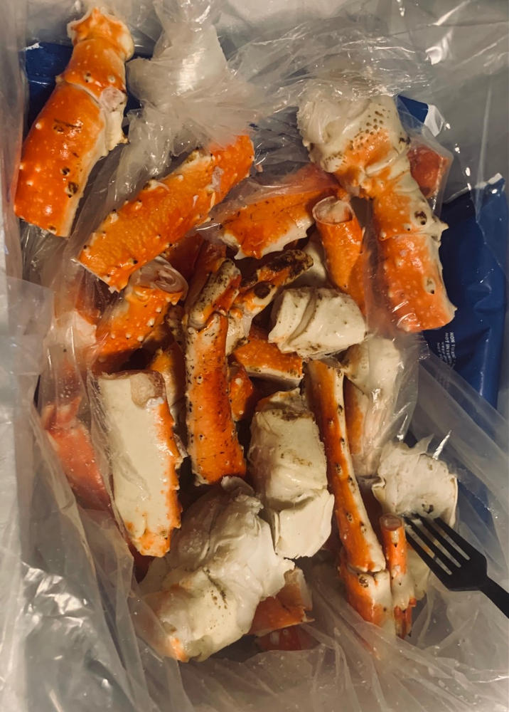 Fancy Red King Crab Parts - Customer Photo From Joe Simsic