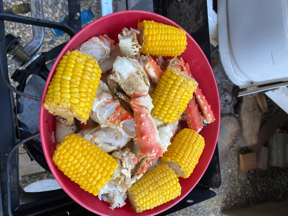 Fancy Red King Crab Parts - Customer Photo From Mike Greenfield