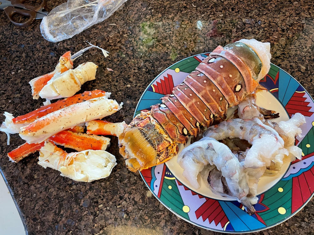 Shellfish Sampler - Lobster, Crab, & Shrimp! - Customer Photo From James Lukens