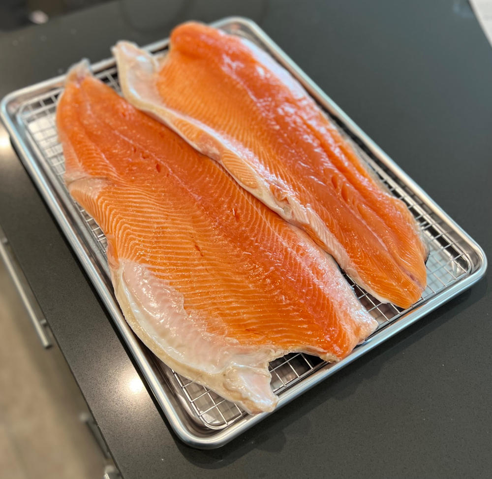 Fresh Whole Northwest King Salmon - 7-8 lbs. - Customer Photo From Jennifer Cereghino