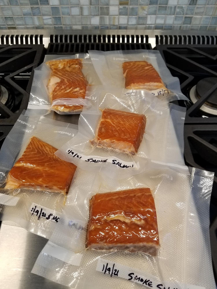Fresh Alderwood Smoked Salmon.. CENTER CUTS ONLY - Customer Photo From Stephen St.louis 