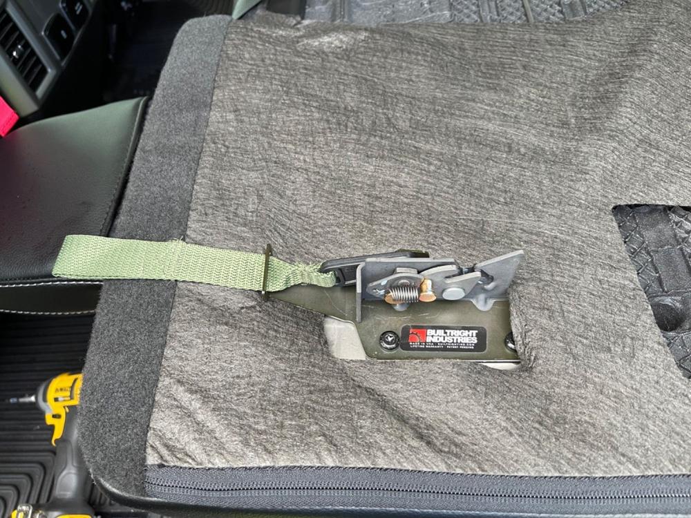 Rear Seat Release Kit - Olive | Ford F-Series - Customer Photo From Bill Dennis