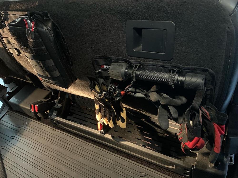 Under Seat Storage Panel | F-150 & Raptor (2015+), Super Duty(2017+) - Customer Photo From Paul Haskew