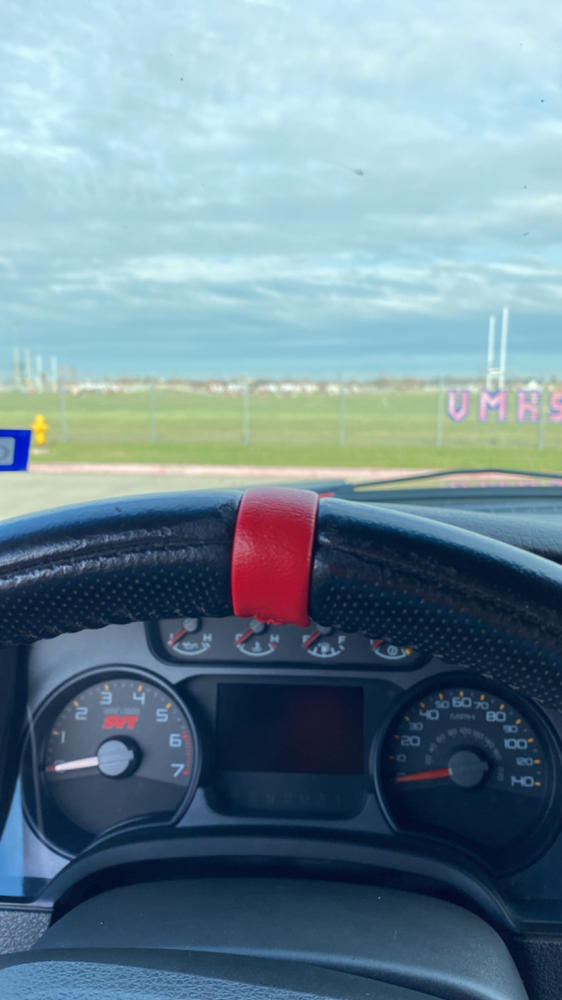 Replacement Steering Wheel Stripe Kit - Red | Ford Raptor (2009-14) - Customer Photo From Ronald Perez