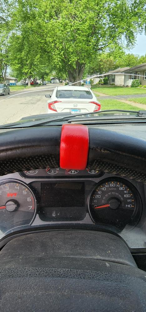Replacement Steering Wheel Stripe Kit - Red | Ford Raptor (2009-14) - Customer Photo From Brian Williams