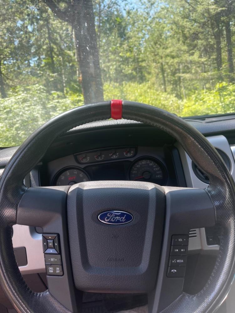 Replacement Steering Wheel Stripe Kit - Red | Ford Raptor (2009-14) - Customer Photo From Anonymous