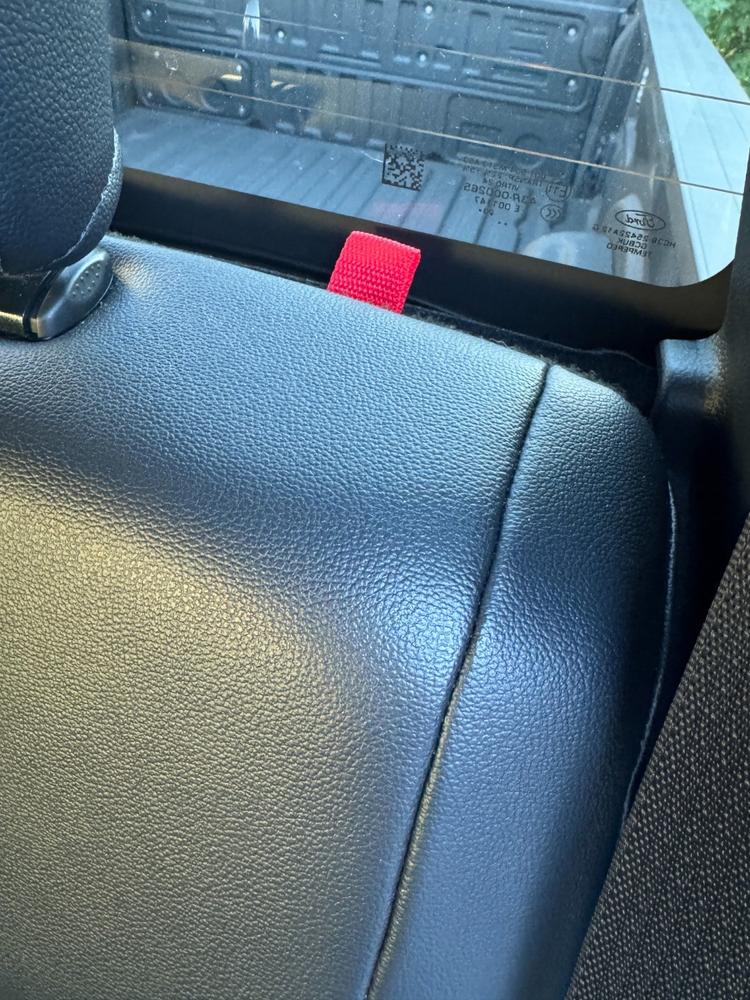 Rear Seat Release Kit - Red | Ford F-Series - Customer Photo From Brian Trulove