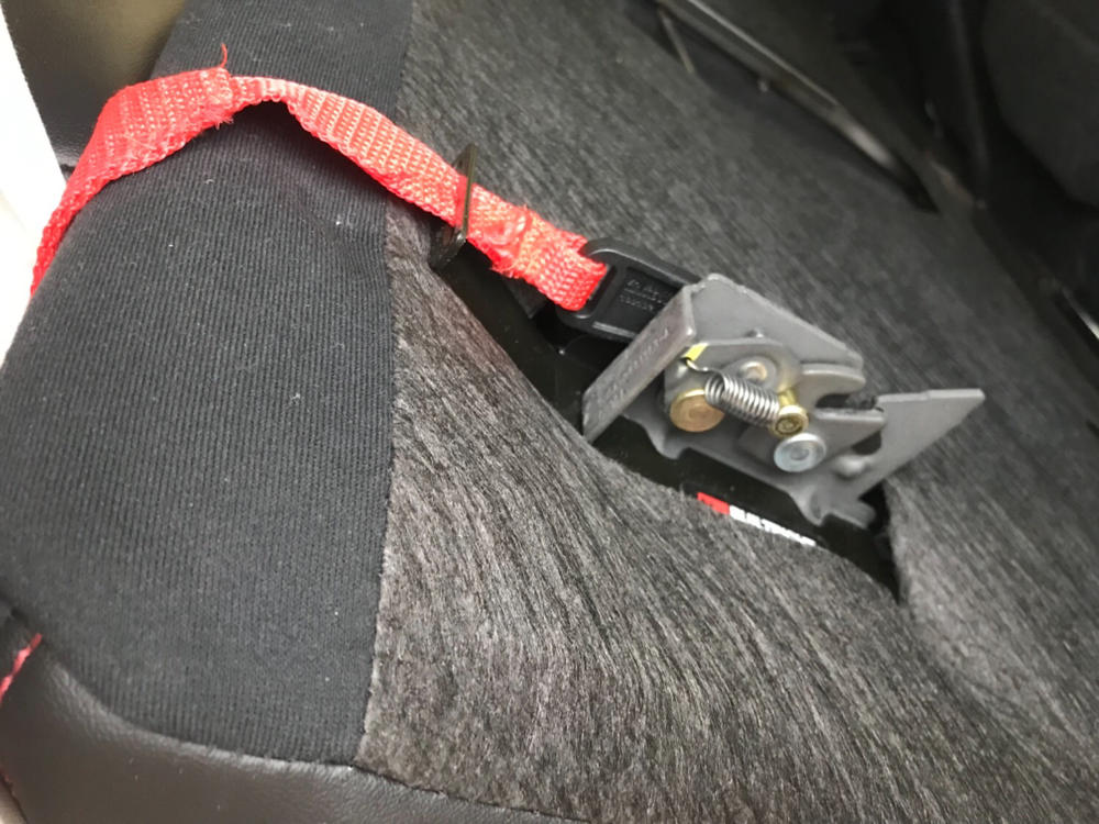 Rear Seat Release Kit - Red | Ford F-Series - Customer Photo From Kenneth Fry