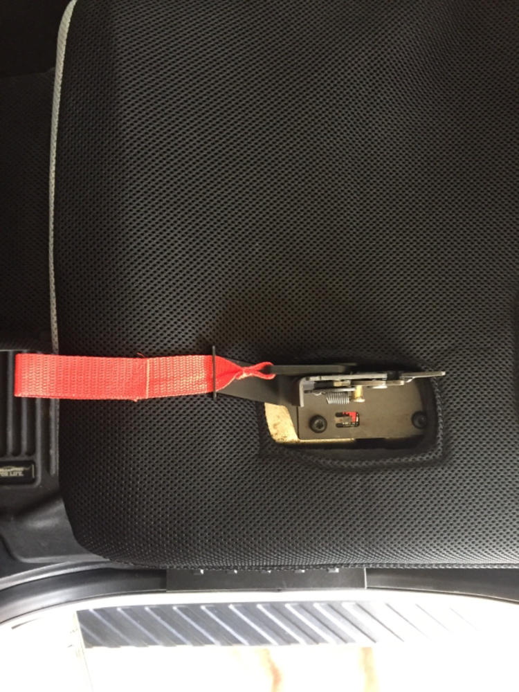 Rear Seat Release Kit - Red | Ford F-Series - Customer Photo From Robert Williams