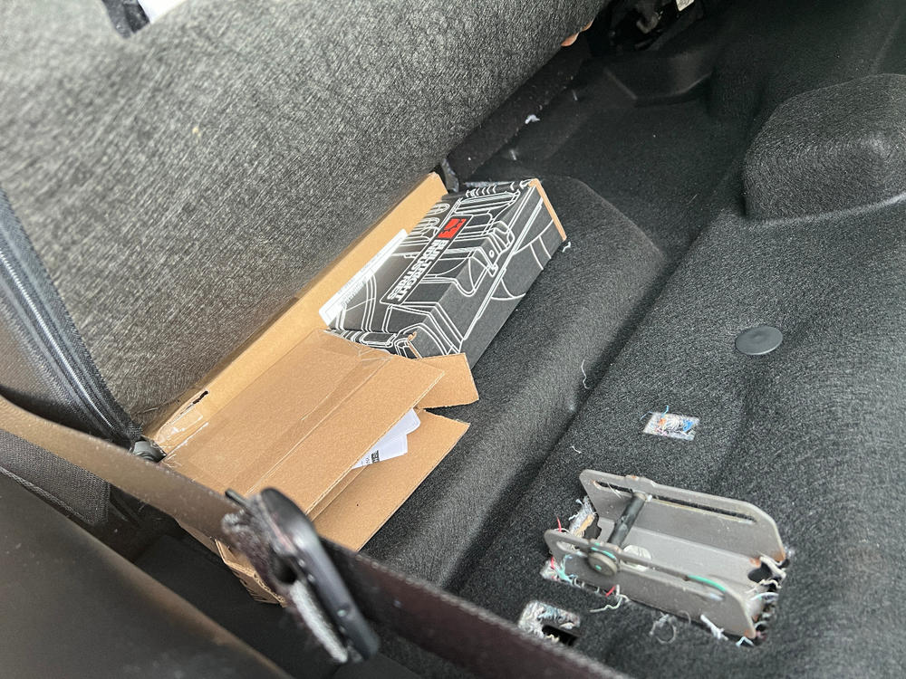 Rear Seat Release Kit - Black | Ford F-Series - Customer Photo From Philip Raines