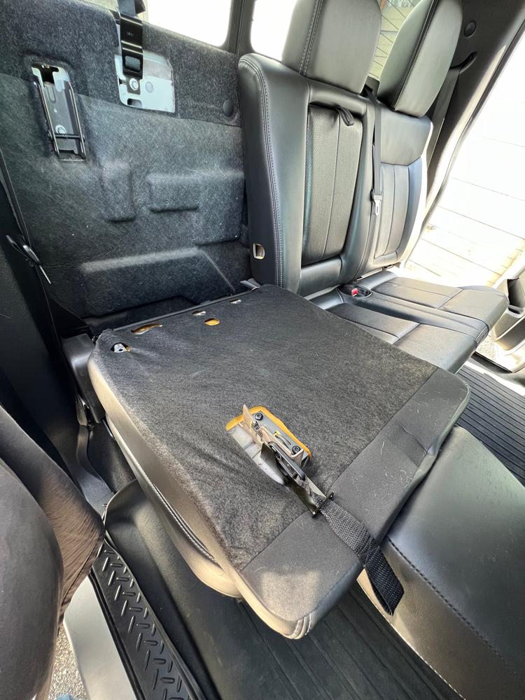 Rear Seat Release Kit - Black | Ford F-Series - Customer Photo From Paul S.