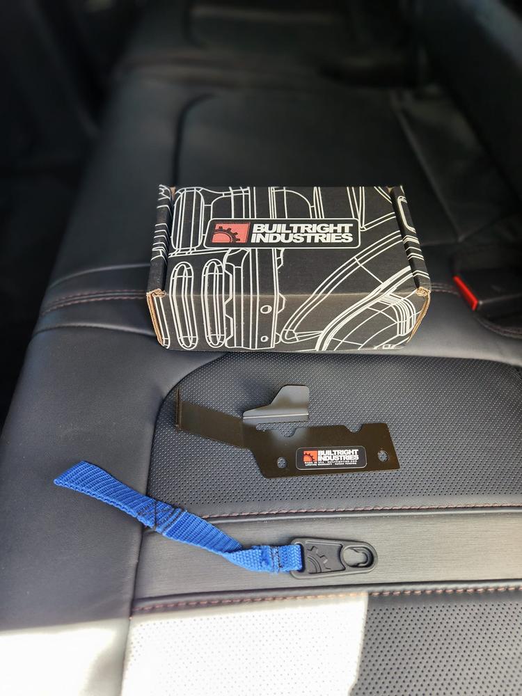 Rear Seat Release Kit - Blue | Ford F-Series - Customer Photo From James B