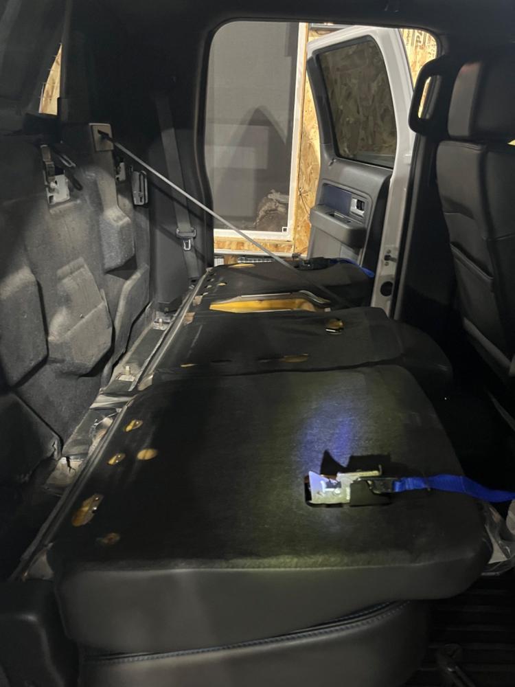 Rear Seat Release Kit - Blue | Ford F-Series - Customer Photo From Curtis Gambill