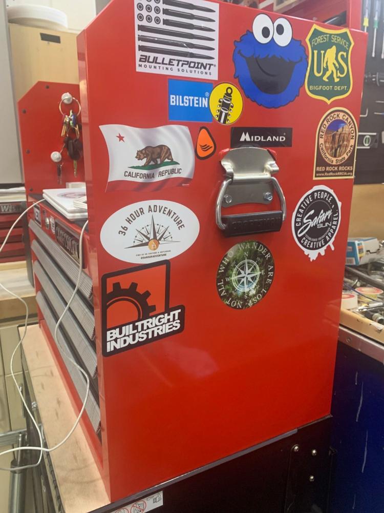 BuiltRight Industries Sticker Pack - Customer Photo From Art Torres