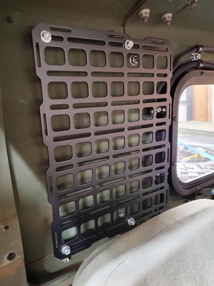 Tech Plate - 11.5 x 15.5" | Universal MOLLE Mounting Panel - Customer Photo From Dave B.