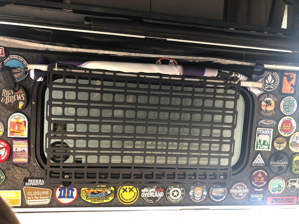 Tech Plate - 25.0" x 15.5" | Universal MOLLE Mounting Panel - Customer Photo From Wally Kuhns