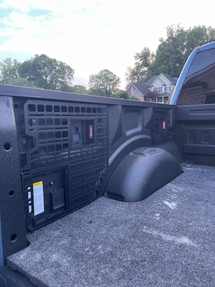 Bedside Rack System 4 Panel Kit | Ford F-150, Lightning & Raptor (2021+) - Customer Photo From Anonymous