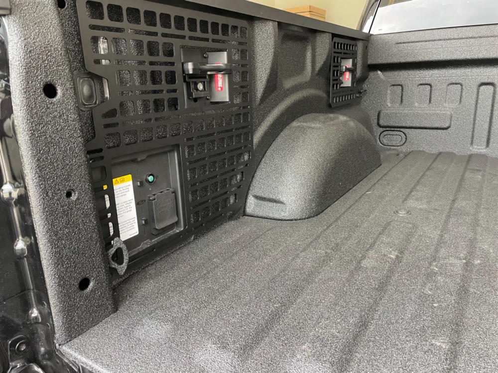 Bedside Rack System 4 Panel Kit | Ford F-150 & Raptor (2021+) - Customer Photo From Robert Iannello