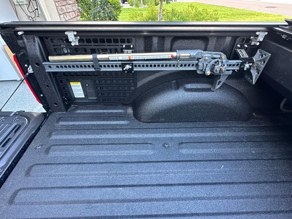Bedside Rack System 4 Panel Kit | Ford F-150, Lightning & Raptor (2021-2023) - Customer Photo From Chris Johnson