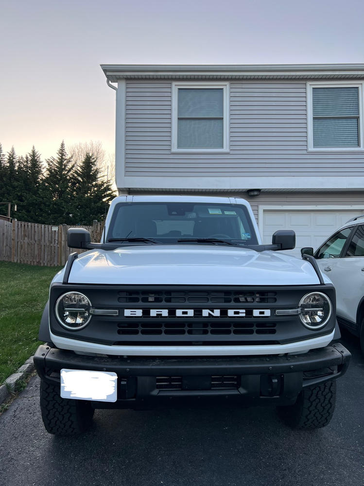 Bronco License Plate Mount | Ford Bronco (2021+) for Modular Steel Bumper - Customer Photo From Anonymous