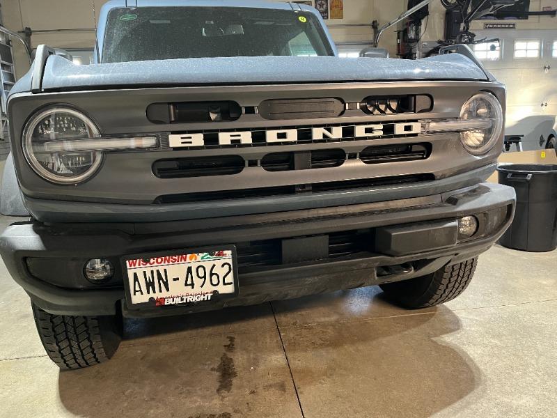 Bronco License Plate Mount | Ford Bronco (2021+) for Standard Plastic Bumper - Customer Photo From Lorne Williams