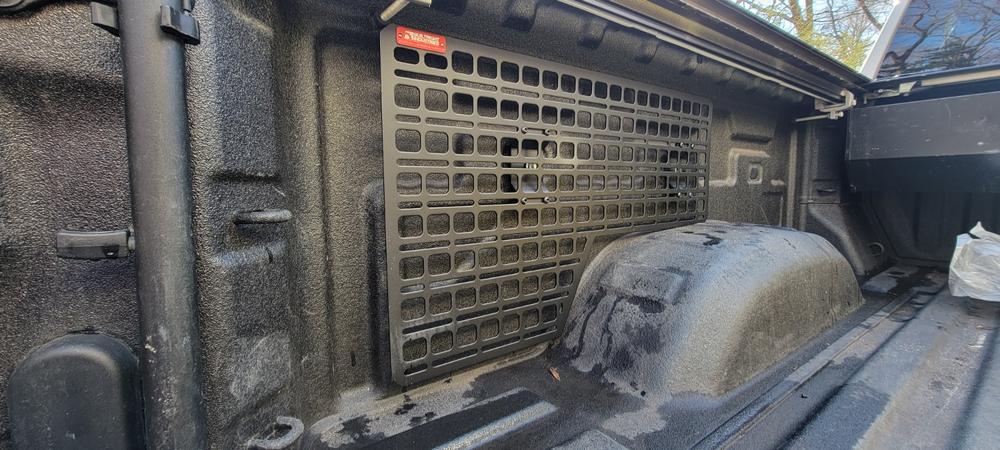 Bedside Rack System - Rear Panel | Chevrolet Silverado & GMC Sierra (2019+) - Customer Photo From Jason Fowler