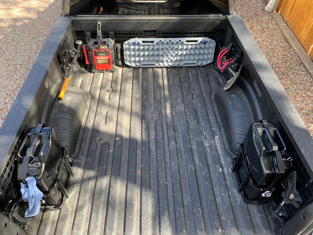 Bedside Rack System - Stage 1 Kit | Ford F-250, F-350 (2017-2022) - Customer Photo From J Macc 