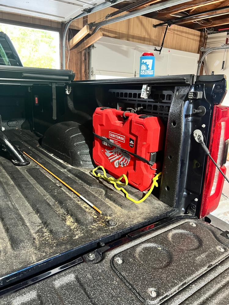 Bedside Rack System - Stage 1 Kit | Ford F-250, F-350 (2017-2023 w/o Pro Power) - Customer Photo From Frank P