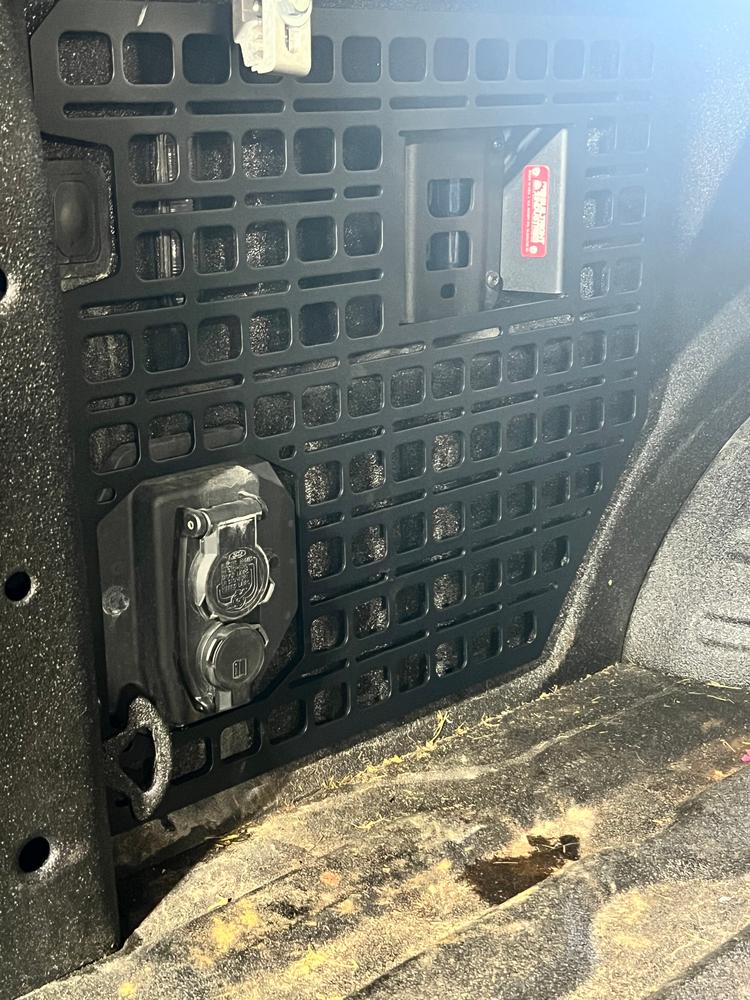 Bedside Rack System - Stage 1 Kit | Ford F-250, F-350 (2017-2023 w/o Pro Power) - Customer Photo From Frank P