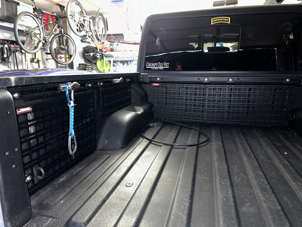 Bedside Rack System - Stage 1 Kit | Jeep Gladiator JT (2019+) - Customer Photo From Ron Pedregon