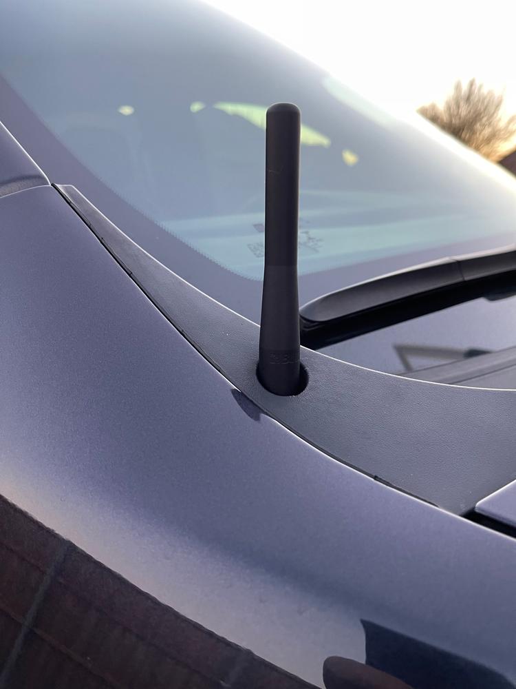 Perfect-Fit Stubby Antenna |  Chevrolet Silverado 1500 (2019+), GMC Sierra 1500 (2019+) - Customer Photo From JeffDawson