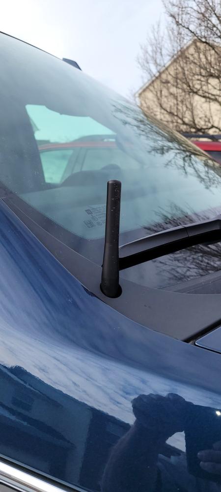 Perfect-Fit Stubby Antenna |  Chevrolet Silverado 1500 (2019+), GMC Sierra 1500 (2019+) - Customer Photo From Scott Kinslow
