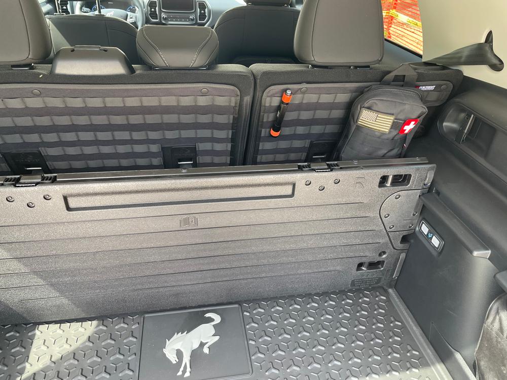 Velcro Tech Panel - Rear Seat Back Kit | Ford Bronco Sport (2021+) - Customer Photo From Gabe