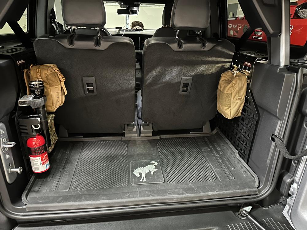 MOLLE Compatible Cargo Panel - Full Kit | Ford Bronco 2dr (2021+) - Customer Photo From Robert A.