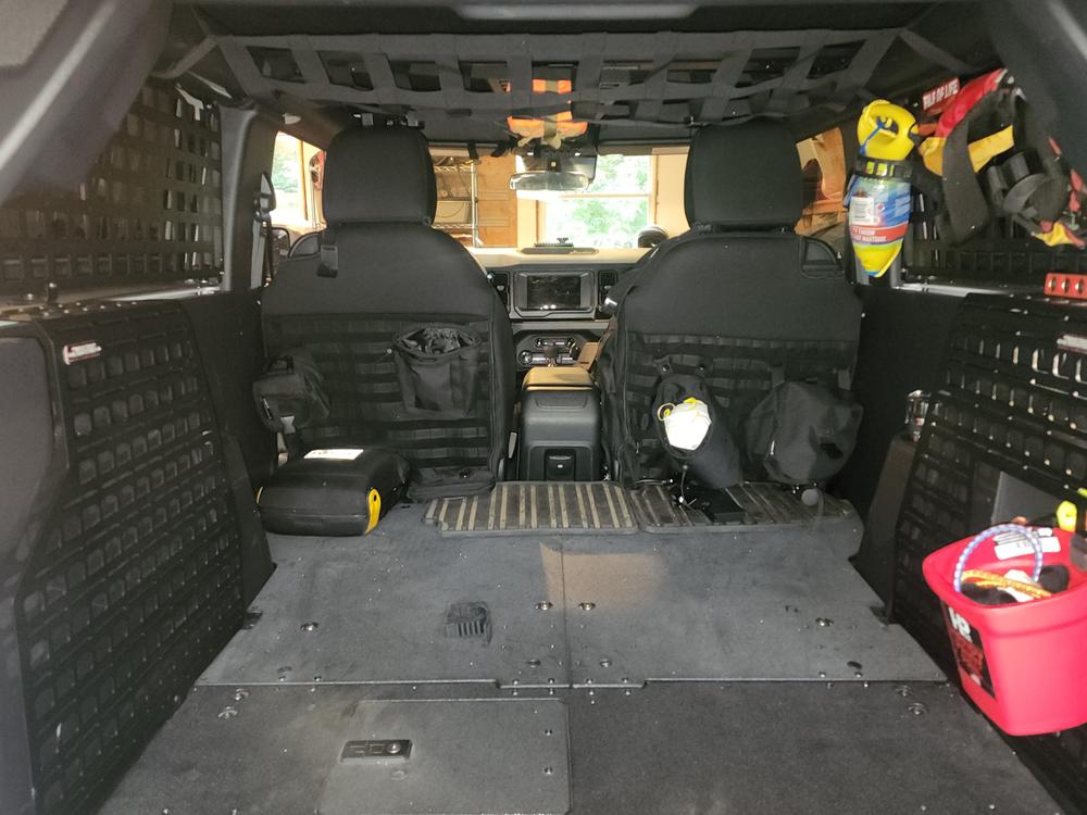 MOLLE Compatible Cargo Panel - Large Passenger Side | Ford Bronco 2dr (2021+) - Customer Photo From Bernie Meehan