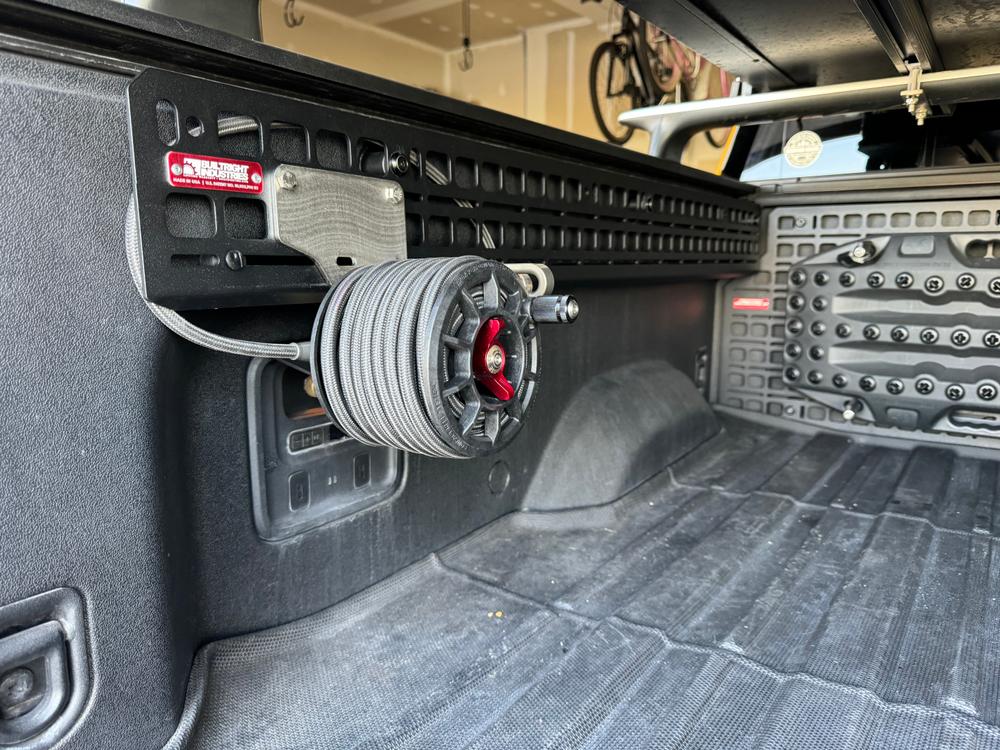 Bedside Rack System - Cab Wall MOLLE Panel Kit | Rivian R1T (2022+) - Customer Photo From Kevin Frank