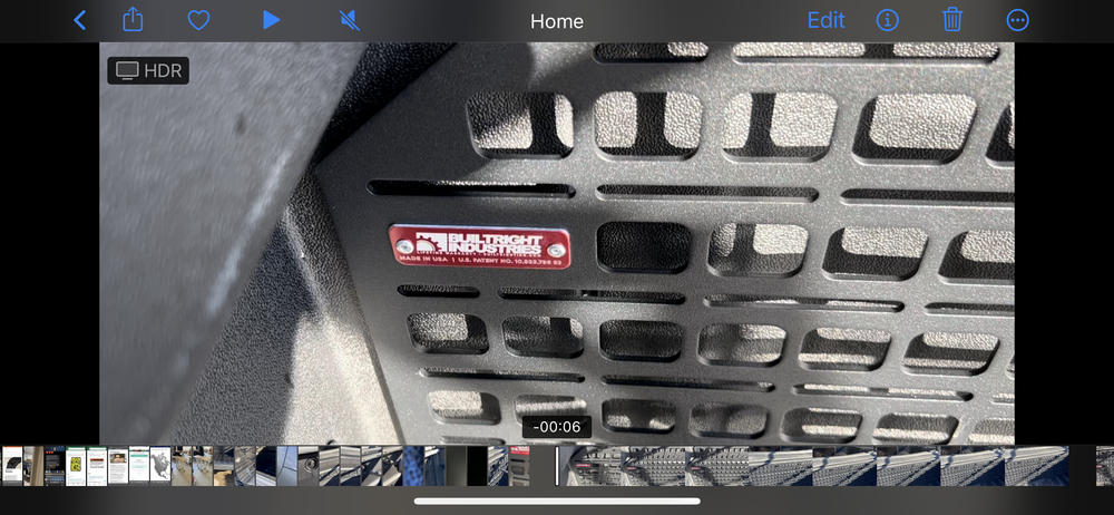 Bedside Rack System - Cab Wall MOLLE Panel Kit | Rivian R1T (2022+) - Customer Photo From Van “Rad” Thomas