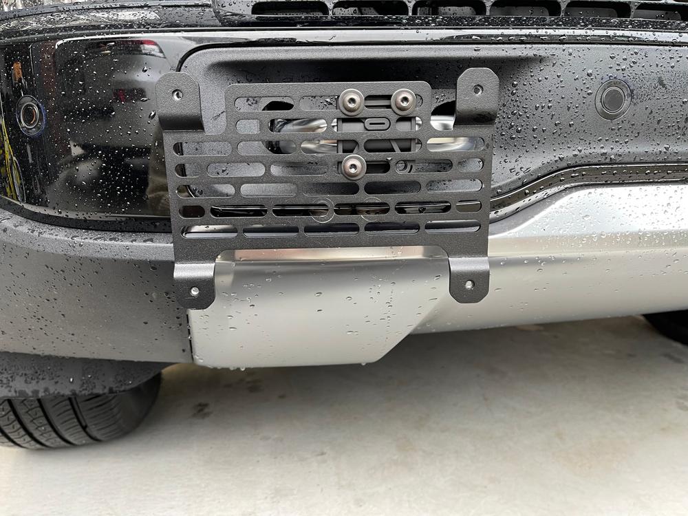 Rivian License Plate Mount | Rivian R1T & R1S (2022+) - Customer Photo From Rivy